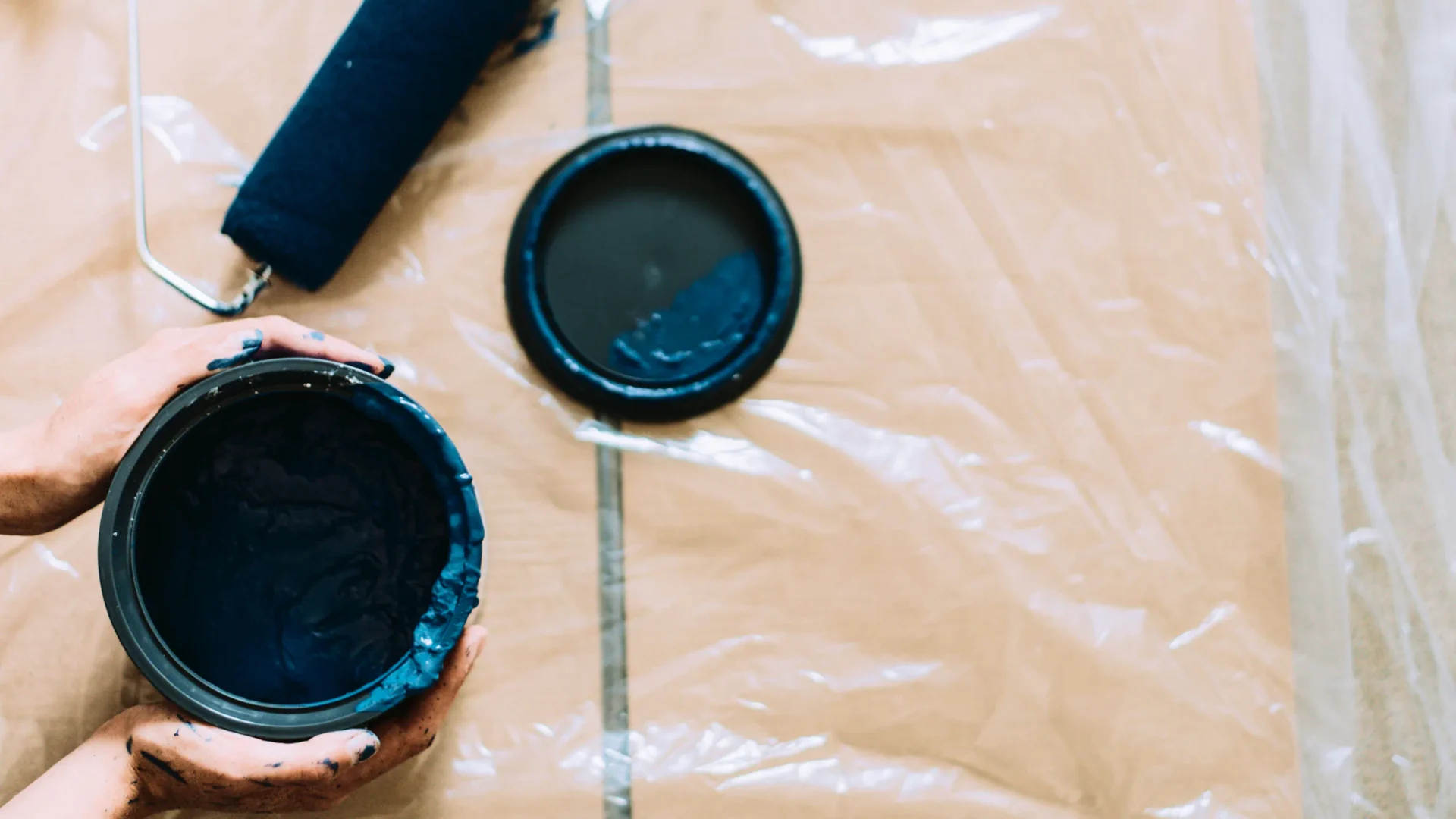 ongoing preparation for painting